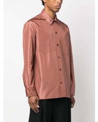 Jil Sander Long Sleeve Satin Shirt