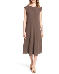 Eileen Fisher Silk Midi Dress