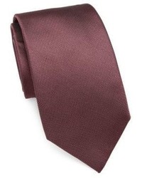 Pal Zileri Solid Textured Silk Tie