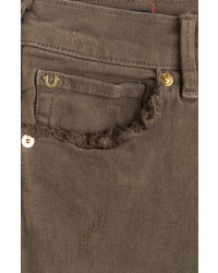 True Religion Skinny Jeans With Frayed Trims