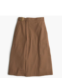 J.Crew Belted A Line Skirt