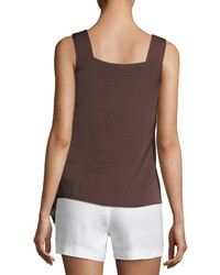Laundry by Shelli Segal Sleeveless Tie Front Top