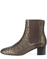 Tom Ford Python Chelsea Boot Olive