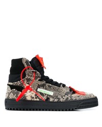 Off-White Off Court Snakeskin Effect Sneakers