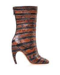 Givenchy Python And Leather Boots
