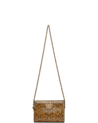 Gucci Beige And Brown Snake Ophidia Evening Bag