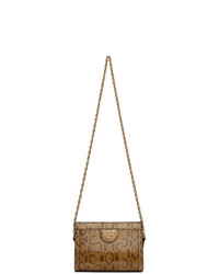 Gucci Beige And Brown Snake Ophidia Evening Bag