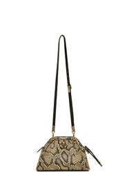 Gucci Beige Python Rebelle Shoulder Bag