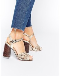 Asos Collection Hymn 70s Heeled Sandals