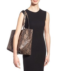 Marc Jacobs Wingman Snake Embossed Leather Tote