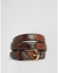 Brown Snake Waist Belt