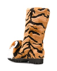 Dolce & Gabbana Tiger Surface Boots