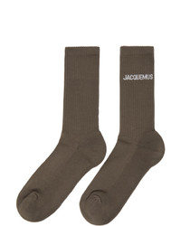 Jacquemus Brown Les Chaussettes Jacques Socks