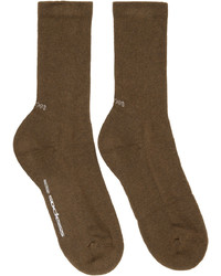 SOCKSSS Two Pack Brown Purple Socks