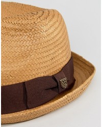 Brixton Castor Fedora Straw Hat