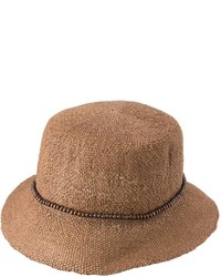 Sun N Sand Bryn Crochet Beaded Trim Straw Hat 48690