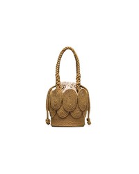 Mehry Mu Sand Brown Chacha Shell Rope Shoulder Bag