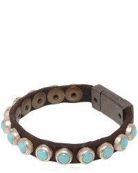 Campomaggi Studded Leather Bracelet