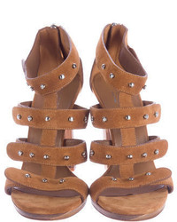 Gucci Embellished Leather Sandals