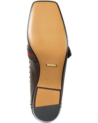 Gucci Peyton Studded Square Toe Loafer