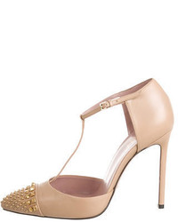 Gucci Studded Pointed Toe Pumps
