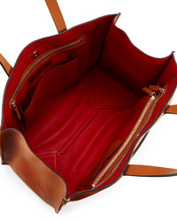 Valentino Rockstud Medium Soft Tote Bag Red