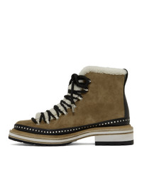 Rag and Bone Tan Suede Compass Boots
