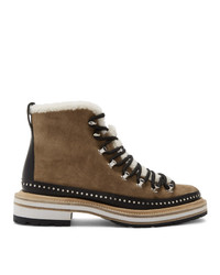 Rag and Bone Tan Suede Compass Boots