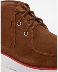 Asos Around The World Suede Ankle Boots