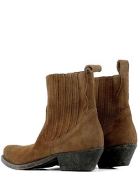 Golden Goose Deluxe Brand Brown Suede Ankle Boots