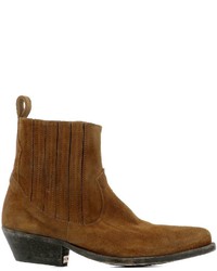 Golden Goose Deluxe Brand Brown Suede Ankle Boots