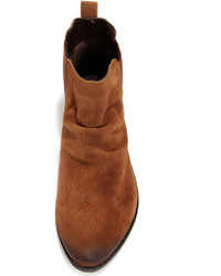 Coconuts Lee Tan Suede Ankle Boots