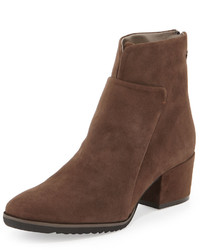 Sesto Meucci Fraley Suede Ankle Boot Brown
