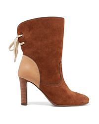 See by Chloe Lara Med Suede Ankle Boots