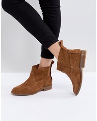 Hudson London Odina Tan Suede Ankle Boots