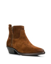 The Seller Panelled Ankle Boots