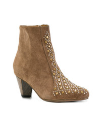 Calleen Cordero Stud Detail Heeled Ankle Boots