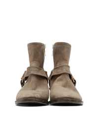 Golden Goose Taupe Bretagne Boots