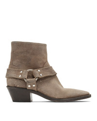Golden Goose Taupe Bretagne Boots