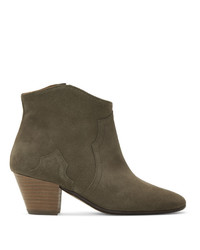 Isabel Marant Taupe Dicker Boots