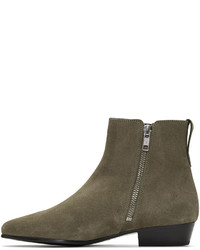 Isabel Marant Taupe Suede Patsha Boots
