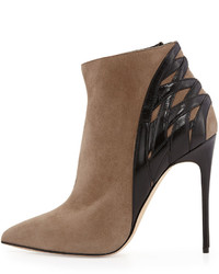 Alejandro Ingelmo Woven Back Pointy Bootie