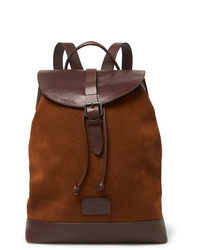 Brown Suede Backpack