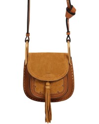 Chloé Mini Hudson Studded Suede Leather Bag