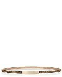 Jimmy Choo Blossom Suede Skinny Belt With Crystals