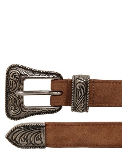 Brown Suede Belt – Rubato