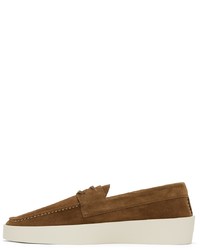 Fear Of God Brown Suede Boat Shoes