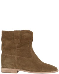 Isabel Marant 70mm Crisi Suede Wedges Boots