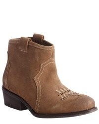 Charles by Charles David Black Otter Suede Honey Ankle Boots