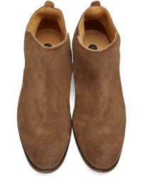 H By Hudson Brown Suede Lennox Boots